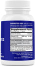 Safrel Vitamin B12, Supports Energy Metabolism, Tablets, 1000mcg, 200 Ct, Provides Energy, Metabolism and Nervous System Health Support | Vegan, G...