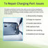 Dock Connector Charging Port Replacement for iPhone Xs Repair Headphone Jack Flex Cable Fix USB Charge Microphone Antenna Assembly for iPhoneXS...