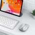 OMOTON Bluetooth Mouse for iPad and iPhone (iPadOS 13 / iOS 13 and above), Ultra-Thin Wireless Mouse Compatible with Bluetooth Enabled Computer, L...