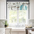 Valances for Windows, Mason Jar Cotton Flower Rod Pocket Kitchen Curtains Valances 54x18inch Short Window Curtains for Kitchen/Bathroom/Bedroom, S...