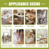 Clear Table Protector 12 x 12 Inch, 1.5mm Thick Plastic Table Cover, Waterproof PVC Clear Table Cover Protector, Desk Protector Mat, Writing Desk ...