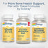 SOLARAY Calcium Magnesium Zinc Supplement - with Calcium 1000mg, Magnesium 500mg - Bone Health, Muscle Function, Heart Health and Immune Support -...