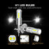 H1 LED Fog Light Bulbs 6000K Xenon White, Extremely Bright 3030 Chips H1 LED Bulbs with Projector for Car Fog Lights, Daytime Running Lights DRL (...