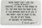 Anniversary Wallet Insert Card for Men or Women - Never Forget That I Love You, Engraved Wallet Insert for Boyfriend Husband Him, Birthday Wedding...