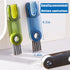 3 in 1 Tiny Bottle Cup Lid Detail Brush Straw Cleaner Tools Multi-Functional Crevice Cleaning Brush, Cleaning Brush for Bottles Clean Brushes for ...