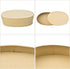 WANDIC Paper Mache Box, Set of 3 Oval Paper Mache Hat Kraft Paper Containers with Lids Ideal for Painting Crafting & Storage Accessories Jewelry G...