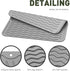 Silicone Dish Drying Mat for Multi-Usage, Dish Drying Mats for Kitchen Counters, Sink, Refrigerator, Drawer Liner with Rapid Drying and Easy Stora...