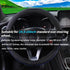 Car Steering Wheel Cover, Leather Auto Steering Wheel Protector, Anti-Slip Car Interior Protection Accessories for Men and Women, 15 inch Universa...