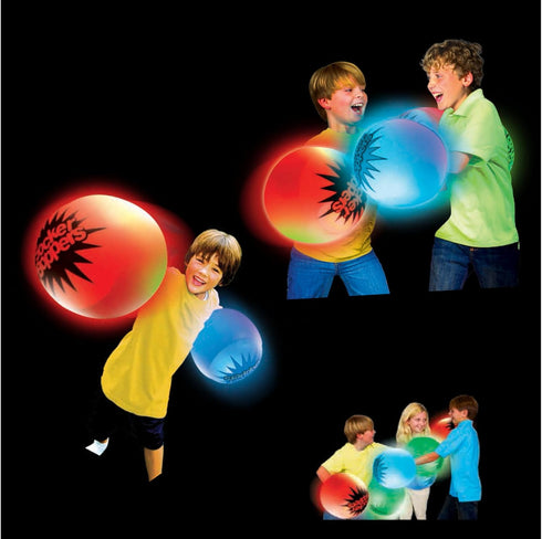 Socker Boppers Light Up Glow Games LED - One Pair Boppers – Impact activated light, Lights are color changing, Box and Bop, Durable Vinyl, Active ...