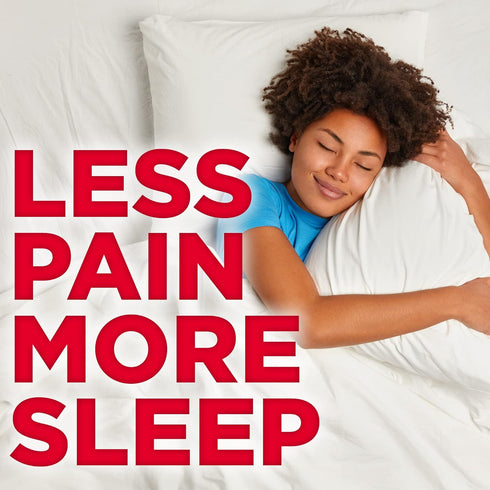 Amazon Basic Care Acetaminophen PM Caplets, Pain Reliever Plus Nighttime Sleep Aid, Extra Strength, Helps Occasional Minor Aches, Pains and Headac...
