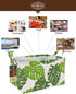 HUNRUNG Rectangle Storage Basket Cute Canvas Organizer Bin for Pet/Children Toys, Books, Clothes Perfect for Rooms/Playroom(Leaf)...