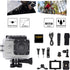 VBESTLIFE Mini Ultra HD Action Camera 1080P 12MP Sports Camera with Wide Angle Lens Full HD 2.0 Inch TFT LCD Screen Support 30m/98ft Underwater Wa...