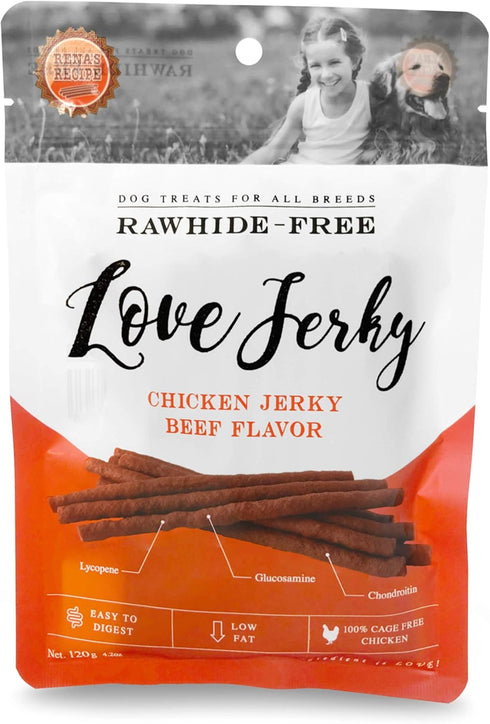 Love Jerky Chicken Jerky (Beef Flavor)...