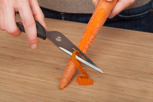 Ergo Chef All-Purpose Come-Apart Kitchen Shears for Poultry, Fish, Vegetables, Herb Stripper, Bottle Opener (Black)...
