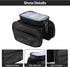 Bicycle Top Tube Bag?Comes With Rain Cover?Waterproof Bicycle Front Rack Bag?Top Tube Bicycle Bag Suitable Road Mountain Bike Outdoor Cycling Trav...