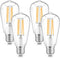 WIHTU LED Filament Light Bulbs, Bright Vintage 6W LED Edison Bulbs 60W Equivalent, St58 2700K Warm Light Bulbs with CRI 85+, E26 Standard Base, 90...