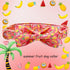 Dog Collar, Summer Fruit Print Adjustable Dog Bow Collar Girl or Boy Pet Collar Bowtie Duarble Dog Collars for Small Medium Large Dog...