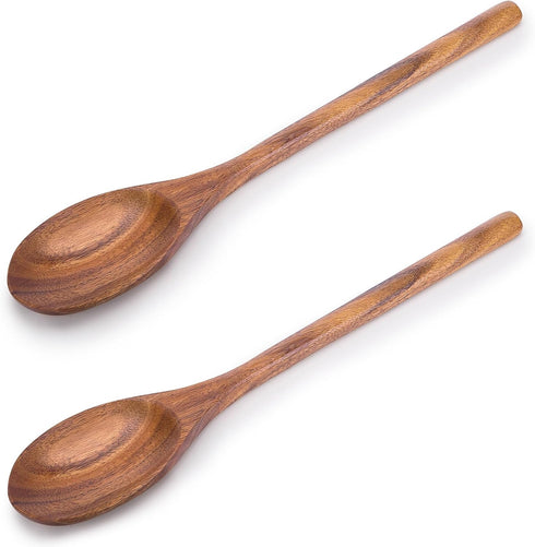 2PCS Wooden Cooking Spoons, Wooden Kitchen Utensil Large Cooking Spoon for Cooking Serving Mixing...