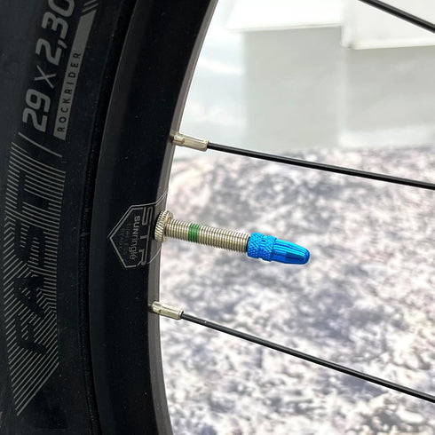 Bike Presta Valve Stem Caps Aluminum Anodized Bike Tire Caps Air Dust Stem Covers-Used on Presta/French Valves for MTB Mountain Road Bike, Hybrid ...