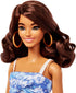 Barbie Loves the Ocean Doll, Brunette with Blue Sundress and Accessories, Doll and Clothes Made from Recycled Plastics...