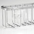 iDesign Gia Kitchen Sink Suction Holder for Sponges, Scrubbers, Soap, Kitchen, Bathroom, Set of 2, Stainless Steel...