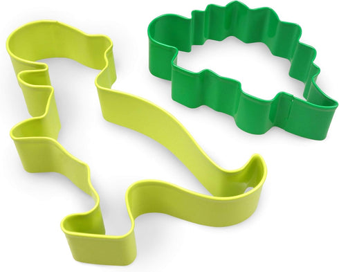 Handstand Kitchen Dinosaur Buddies 2-piece T-Rex and Stegasaurus Cookie Cutter Set...