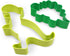 Handstand Kitchen Dinosaur Buddies 2-piece T-Rex and Stegasaurus Cookie Cutter Set...