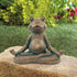 Nacome Meditating Frog Miniature Figurine,Zen Yoga Frog Garden Statue Ornament- Indoor/Outdoor Garden Sculpture for Fairy Garden,Home, Patio,Deck,...