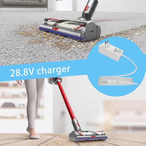 28.8V Charger Compatible with Shark DK33-288080H-U IZ462H IZ440H IZ482H IZ483H IZ662H IZ682H IZ441HBRN Vertex Lightweight Cordless Stick Vacuum...