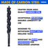3/4-Inch x 7-1/2-Inch Triple-Cut Black Auger Drill Bit for Wood, Quick Change Hex Shank 3/8-Inch, Precision Drilling in Soft and Hard and Wood for...