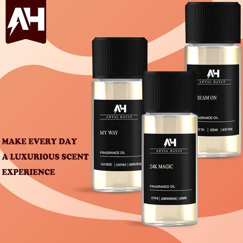 Hotel Scents My Way 20mL Essential Oil Scent for Diffusers - Antal Hayat - Home Luxury Scents - Lemon, Comforting Sandalwood, Warm Cedarwood & Pre...