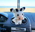 Crochet Cow Keychain, Bag ornament. Bag Hanging Decor....