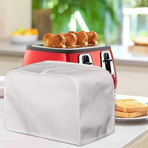 Yellow Toaster Dust Cover, Universal Toaster Dust Storage Bag for 2 Slice Bread Toaster, Small Appliance Cover...