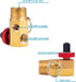 5 Feet Air Tank Repair Kit w/Safety Valve,Performance Tool W10058 Air Tank Repair Kit,Air Tank Valve Kit with Pressure Gauge and 5 Feet Air Tank H...
