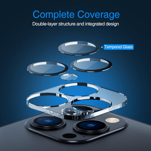 ORIbox Privacy Glass Screen Protector for iPhone 12 Pro Max, 2 Packs Anti-Scratch Anty-Spy Tempered Glass Screen Protector with 2 Packs Camera Len...