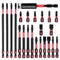 Impact Tough Magnetic Mixed 23Pack Insert Driver Bits, S2 Alloy Steel Screwdriver Power Bits Set with 1Pcs Impact Magnetic Bit Holder...