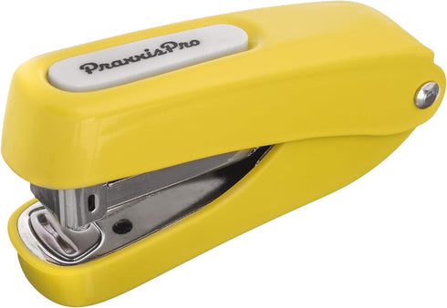 Praxxis Pro Office Supplies - Aria-Plus Half-Strip Mini Stapler - Durable, Compact, and Colorful Stapler for Office and Travel Use, Compatible wit...