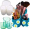 Resin Molds Silicone Storage Box Mold, Unique Makeup Organizer Trinket Container Epoxy Mold with 3 Slots, Pen Brush Holder Mould, Resin Clay Craft...