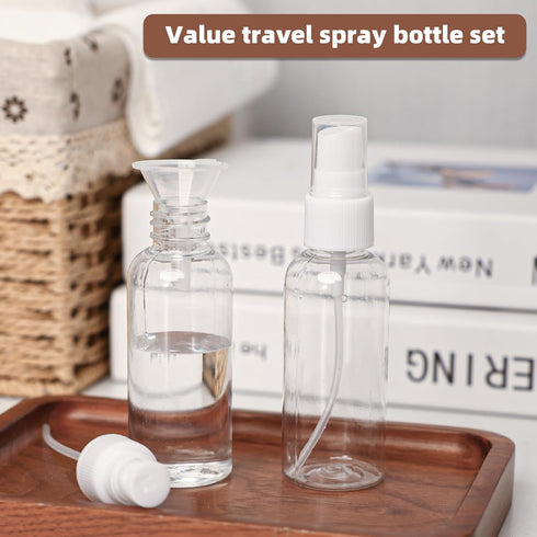 6Pack Small Spray Bottle, 2zo/60ml Empty Fine Mist Spray Bottles, Refillable Mini Spray Bottles with Labels, Suitable for travel, cleaning, skin c...