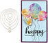 beautyshoppingstore Die Cuts,Balloons Party Festival Invitation Card Cutting Dies Cut Stencils for DIY Scrapbooking Album Decorative Embossing Pap...