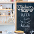 Metal Kitchen Wall Decor, This Kitchen is Seasoned with Love Word Name Sign Hanging Wall Art Hanging Sculptures, Silvery Rustic Iron Letters Quote...