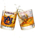 Greenline Goods - Auburn University Whiskey Glass Set (2 Low Ball Glasses) - Contains Full Color Tigers Logo & Campus Map - Auburn Tigers College ...
