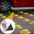 20 Pcs Adhesive Sticky Pads for Road Reflectors 4 Inch Driveway Reflector Markers Tape Adhesive Pad for Street Pavement Asphalt, Industrial Grade ...