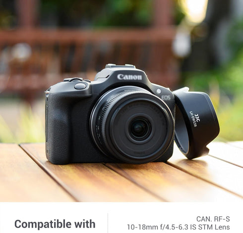 Lens Hood for Canon RF-S 10-18mm F4.5-6.3 IS STM, Reversible Lens Shade Replace Canon EW-53B Lens Hood, Compatible with 49mm Filters and 49mm Lens...