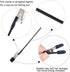 30 Pack Model Painting Alligator Clip Stick with Rubber Tips Modeling Tools,Metal Wire Clamps Long-Tailed Clasp for Hobby Modeling DIY Card Photo ...