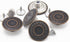 20mm Replacement Jean Buttons 12 Sets Combo Copper Tack Buttons...