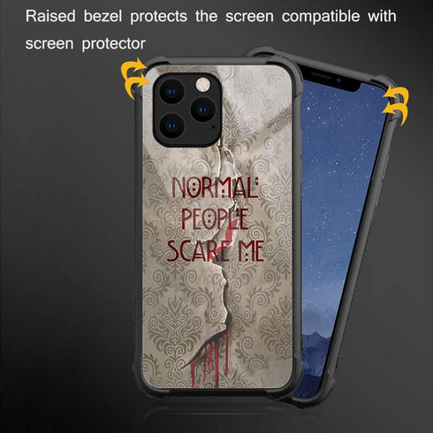 CARLOCA Compatible with iPhone 12 Pro Case,American Horror Story iPhone 12 Cases for Girls Boys,Graphic Design Shockproof Anti-Scratch Hard Back C...