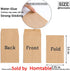 100 Pack Small Coin Envelopes Self-Adhesive Kraft Paper Seed Envelopes Mini Parts Small Items Stamps Storage Packets Envelopes for Garden, Office ...