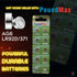 AG6 LR920/371 Batteries 1.5v Alkaline Button Cell Battery - 10 Count...