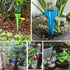 Plant Self Watering Spikes Indoor Outdoor Plastic Bottle Garden Plant Drip Irrigation Automatic Device Spike System Plants Watering Bulbs Globes w...